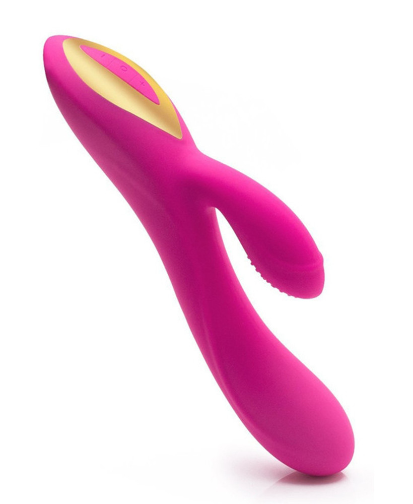 Vibromasseur rabbit rose ergot à picots 10 programmes USB 